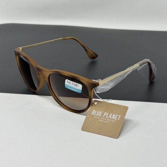 NWT Blue Planet Sunglasses KELSEA Matte Tortoise POLARIZED BRAND NEW main image 5